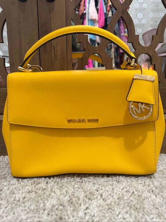 Michael Kors Handbags - Michael Kors Ava small saffiano leather top-handle crossbody bag
